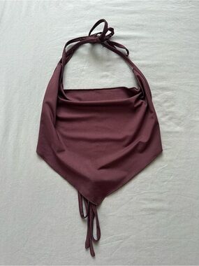 Women’s silk halter top